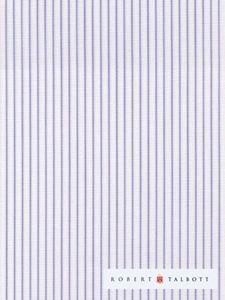 Robert Talbott Blue Fine Line Stripe Custom Dress Shirt CS8159 - View All Shirts Custom Shirts | Sam's Tailoring Fine Men's Clothing