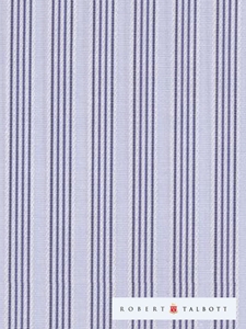Robert Talbott Sky Multi Satin Stripe Custom Dress Shirt CS8178 - View All Shirts Custom Shirts | Sam's Tailoring Fine Men's Clothing