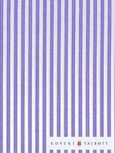 Robert Talbott Blue on White Double Stripe Poplin Custom Dress Shirt CS8187 - View All Shirts Custom Shirts | Sam's Tailoring Fine Men's Clothing