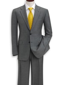 Hickey Freeman Tailored Clothing Gray Tic Suit 085-305512 - Suits | Sam's Tailoring Fine Men's Clothing