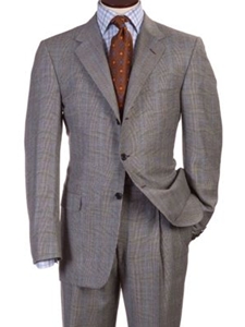 Hickey Freeman Tailored Clothing Grey Glenplaid Suit 055-305020 - Suits | Sam's Tailoring Fine Men's Clothing