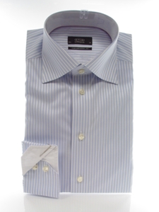 Contemporary Fit: Blue and White Contemporary Fit Shirt - Eton of Sweden  |  SamsTailoring Clothing