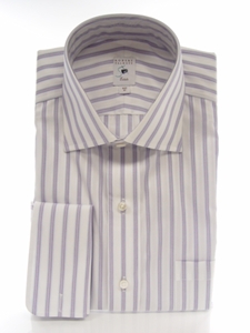 Robert Talbott Purple Striped Dress Shirt R374008DS/6989 - View All Shirts | Sam's Tailoring Fine Men's Clothing