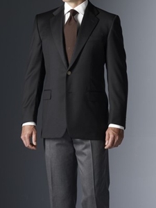 Black Serge Blazer 001500000204 - Hickey Freeman Sportcoats  |  SamsTailoring  |  Sam's Fine Men's Clothing