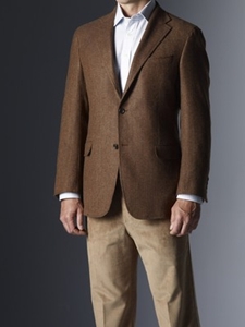 Chestnut Loro Piana Cashmere/Wool Sportcoat 005507008D004 - Hickey Freeman Sportcoats  |  SamsTailoring  |  Sam's Fine Men's Clothing