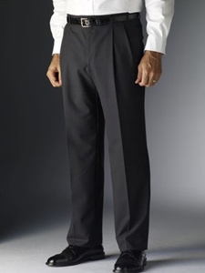 Hickey Freeman Tailored Clothing Charcoal Gray Tropical Trousers 055600003802 - Spring 2015 Collection Trousers | Sam's Tailoring Fine Men's Clothing
