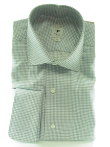 Robert Talbott White with Min-Check Black, Blue & Grey Estate Shirt F7747B3F - View All Shirts | Sam's Tailoring Fine Men's Clothing