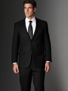 Modern Mahogany Collection Grey Stripe Suit B311300002 - Sam's Tailoring Fine Men's Clothing
