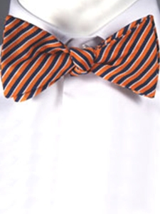Robert Talbott Orange Classic 'to tie' Bow 001080A-04 - Bow Ties & Sets | Sam's Tailoring Fine Men's Clothing