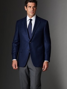 Modern Mahogany Collection Navy Cashmere Sportcoat A0411508006 - Hickey Freeman Sportcoats  |  SamsTailoring  |  Sam's Fine Men's Clothing