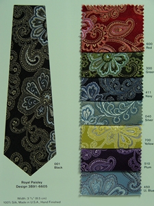 IKE Behar Royal Paisley Design Tie 3B91-6605 - Fall 2014 Collection Neckwear | Sam's Tailoring Fine Men's Clothing