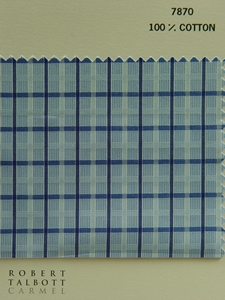 Blue Check Custom Shirt