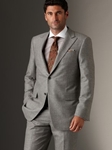 Modern Mahogany Collection Grey Tick Stripe Suit C13015308028 - Sam's Tailoring Fine Men's Clothing