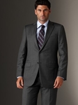 Modern Mahogany Collection Grey Tick Suit B03015305014 - Sam's Tailoring Fine Men's Clothing
