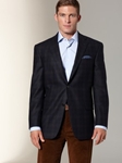 Hart Schaffner Marx Navy Plaid Sportcoat 434349740 - Sportcoats | Sam's Tailoring Fine Men's Clothing