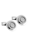 Tateossian London Silver Concentric Cufflinks CUF1379 - Cufflinks | Sam's Tailoring Fine Men's Clothing