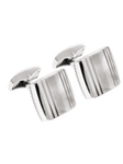 Tateossian London Mother of Pearl Silver Peak Square CL0706 - Cufflinks | Sam's Tailoring Fine Men's Clothing