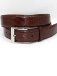 Cognac Genuine Lizard Belt 5157 - Torino Leather Exotic Belts | Sam's Tailoring Fine Men's Clothing