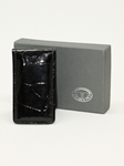 Torino Leather Alligator Magnetic Money Clip - Black 96101 - Leather Wallets | Sam's Tailoring Fine Men's Clothing