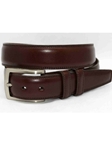 Torino Leather X-Long Italian Burnished Kipskin Belt - Brown 55071X - Big and Tall Belt Collection | Sam's Tailoring Fine Men's Clothing