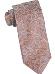 Best of Class Orange Italian Woven Jacquard Tie