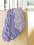 Lilac Best of Class Italian Woven Jacquard Tie
