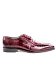 Belvedere Burgundy Siena Genuine Ostrich Leather Shoes 1463 - Belvedere Shoes | Sam's Tailoring Fine Men's Clothing