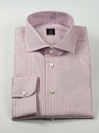 Robert Talbott Red and White Mini Check Estate Shirt F8565D3A - View All Shirts | Sam's Tailoring Fine Men's Clothing