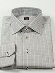 Robert Talbott Grey Check Estate Shirt F1717B3U - View All Shirts | Sam's Tailoring Fine Men's Clothing