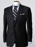 Hickey Freeman Tailored Clothing Mahogany Collection Navy Stripe Tasmanian Suit A311304715 - Spring 2015 Collection Suits | Sam's Tailoring Fine Men's Clothing