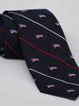 Robert Talbott Ties: Navy USA Flag Print Tie 10698A0-01 | SamsTailoring | Fine Men's Clothing