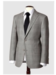 Hart Schaffner Marx Grey Double Windowpane Sportcoat 842766227734 - Sportcoats | Sam's Tailoring Fine Men's Clothing