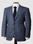 Mahogany Collection Light Blue Windowpane Sportcoat A04031502005 - Hickey Freeman Tailored Clothing  |  SamsTailoring  |  Sam's Fine Men's Clothing