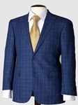 Hart Schaffner Marx Grey Double Windowpane Sportcoat 742659220762 - Sportcoats | Sam's Tailoring Fine Men's Clothing