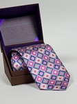 Robert Talbott Estate Ties: Pink/Blue/Green Diamond Estate Tie 41857I0-05 | SamsTailoring | Fine Men's Clothing