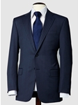 Hickey Freeman Suits: Dark Blue Stripe Suit B03031302009 - Hickey Freeman Tailored Clothing  |  SamsTailoring  |  Sam's Fine Men's Clothing