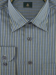 Robert Talbott Sky Vertical Stripe RT Sport Shirt LUM33023-01 - Fall 2013 Collection View All Shirts | Sam's Tailoring Fine Men's Clothing