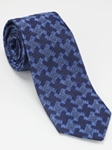 Robert Talbott Navy Estate Tie Embossed Geometric 43641I0-05 - Ties/Neckwear | Sam's Tailoring | Fine Men's Clothing