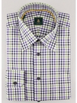 Robert Talbott Purple Check RT Sport Trim Fit TUM33046-01 - View All Shirts | Sam's Tailoring Fine Men's Clothing