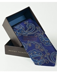 Robert Talbott Dark Blue Floral Design Best of Class Tie 56648E0-06 - Fall 2015 Collection Best Of Class Ties | Sam's Tailoring Fine Men's Clothing