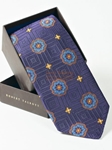 Robert Talbott Purple Heart with Floral Design Best of Class Tie 51706E0-03 - Best Of Class Ties | Sam's Tailoring Fine Men's Clothing
