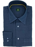Robert Talbott Navy Blue Medium Spread Collar Sport Shirt LUM14119-01 - Spring 2015 Collection Sport Shirts | Sam's Tailoring Fine Men's Clothing