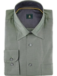 Robert Talbott Green Medium Spread Collar Sport Shirt LUM33088-01 - Spring 2015 Collection Sport Shirts | Sam's Tailoring Fine Men's Clothing