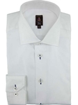 Robert Talbott White Wide Spread Collar Sutter Dress Shirt E8576B3V-73 - Spring 2015 Collection Dress Shirts | Sam's Tailoring Fine Men's Clothing