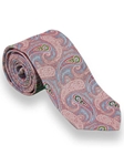 Robert Talbott Pink Paisley Design Crystal Weave Seven Fold Tie 51871M0-05 - Ties and Neckwear | Sam's Tailoring Fine Men's Clothing
