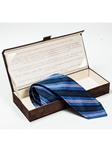 Robert Talbott Navy Stripes Seven Fold Tie RT7FT0002-Navy - Spring 2014 Collection Ties and Neckwear | Sam's Tailoring Fine Men's Clothing