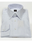 Robert Talbott White Medium Spread Collar Striped Estate Dress Shirt F8261A3U-SAM6675 - Spring 2015 Collection Dress Shirts | Sam's Tailoring Fine Men's Clothing