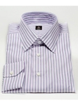 Robert Talbott Lavender Rose Striped Medium Spread Collar Estate Dress Shirt F9981A3U-SAM6676 - Spring 2015 Collection Dress Shirts | Sam's Tailoring Fine Men's Clothing