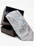 Robert Talbott Sky Blue with Floral Design Best Of Class Tie RTBOC0011-SAM52 - Spring 2015 Collection Best Of Class Ties | Sam's Tailoring Fine Men's Clothing