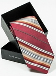 Robert Talbott Maroon Stripes Best Of Class Tie RTBOC0018-SAM58 - Spring 2014 Collection Best Of Class Ties | Sam's Tailoring Fine Men's Clothing